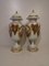 Antique 19th Century Lidded Porcelain Urn Vases from Capodimonte, Italy, Set of 2 15