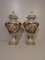 Antique 19th Century Lidded Porcelain Urn Vases from Capodimonte, Italy, Set of 2 16