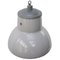 Dutch Industrial Grey Enamel Pendant Lamp from Philips, Image 4