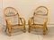 Bamboo & Leather Armchairs, 1980s, Set of 2, Image 13