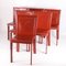 Vintage Leder Stühle, 6er Set 5