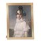 Stampa multiplo su legno, donna con occhiali da sole, con cornice, Immagine 4