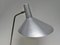 Silvery Gray Brass Table Lamp, 1950s, Image 6