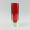 Sommerso Murano Glass Block Vase by Flavio Poli for Alessandro Mandruzzato, Italy, 1960s, Image 4