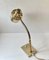 Scandinavian Modern Adjustable Brass Desk Lamp from Vitrika, 1970s 5