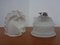 French Horse Lighter & Ashtray in Frosted Crystal Glass, 1960s, Set of 3 6