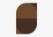 Tappeto ovale color cioccolato/marrone di Marqqa, Immagine 1
