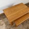 Mid-Century Brutalist Oak Nesting Tables, Set of 2 3