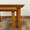 Mid-Century Brutalist Oak Nesting Tables, Set of 2 2