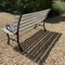 Classical Iron & Wood Garden Bench 2