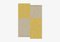 Taupe/Mustard Square Shape Out Rug from Marqqa, Image 1