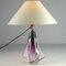 Belgian Glass Table Lamp from Val St. Lambert, 1960s 2