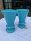 Blue Opaline Vases, Set of 2 5