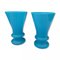 Blue Opaline Vases, Set of 2 1