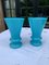 Blue Opaline Vases, Set of 2 4