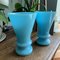 Blue Opaline Vases, Set of 2 6