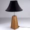 Mid-Century French Wicker Table Lamp, 1960s, Image 3