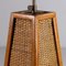 Mid-Century French Wicker Table Lamp, 1960s, Image 8