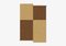 Brown/Natural Square Shape Out Rug from Marqqa, Image 1