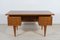 Mid-Century Freestanding Teak Desk, 1960s 2