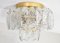 Österreichische Mid-Century Einbaulampe aus Murano Eisglas von JT Kalmar, 1960 2