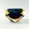 Murano Glass Sommerso Ashtray or Vide Poche by Flavio Poli for Seguso, 1960s 3