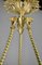 Antique Napoleon III French Alabaster Chandelier in Bronze and Marble 16