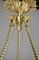 Antique Napoleon III French Alabaster Chandelier in Bronze and Marble, Image 16