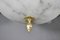 Antique Napoleon III French Alabaster Chandelier in Bronze and Marble, Image 14