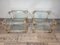 Side Tables in Acrylic Glass and Brass, 1970s, Set of 2 1
