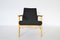 Vintage Felt & Beech Oak Armchair by Valerija Ema Supermaniene for Vilnius Furniture Factory, 1960s, Image 1