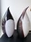 Italienische Große Penguin Murano Glas Lampen, 1980er, 2er Set 1