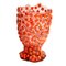 Clear Antique Pink and Matt Orange Rock Vase by Gaetano Pesce for Fish Design 1