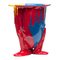 Matte Amazonia Vase in Rot, Blau und Gelb von Gaetano Pesce für Fish Design 1