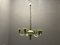 Art Deco Italian Green Opaline Glass Light Pendant, Image 3