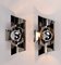 Atomic Age Chrome Wall Sconces, 1960s, Set of 2, Image 2