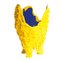 Matt Yellow and Blue Lava Vase by Gaetano Pesce for Fish Design 1