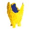 Matt Yellow and Blue Lava Vase by Gaetano Pesce for Fish Design, Image 1