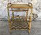 Vintage Rattan and Bamboo Side Table with Magazine Rack, 1960, Image 11