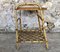 Vintage Rattan and Bamboo Side Table with Magazine Rack, 1960 10