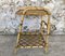 Vintage Rattan and Bamboo Side Table with Magazine Rack, 1960 1