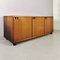 Italienisches Walnuss Sideboard auf Rollen, 1970er 2