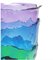 Große Extracolor Collina Vase in Lila, Aqua, Smaragd und Mattrot von Gaetano Pesce für Fish Design 2