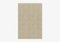 Taupe Oval Textured Rug from Marqqa 1