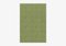 Light Green Oval Textured Rug from Marqqa, Image 1