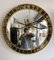 Italian Brass and Glass Round Mirror by Cristal Art, 1960s, Image 6
