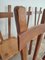 Brutalist Dining Chairs in Oak, Set of 6 7