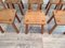 Brutalist Dining Chairs in Oak, Set of 6 3