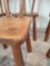 Brutalist Dining Chairs in Oak, Set of 6, Image 4