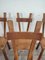 Brutalist Dining Chairs in Oak, Set of 6, Image 8